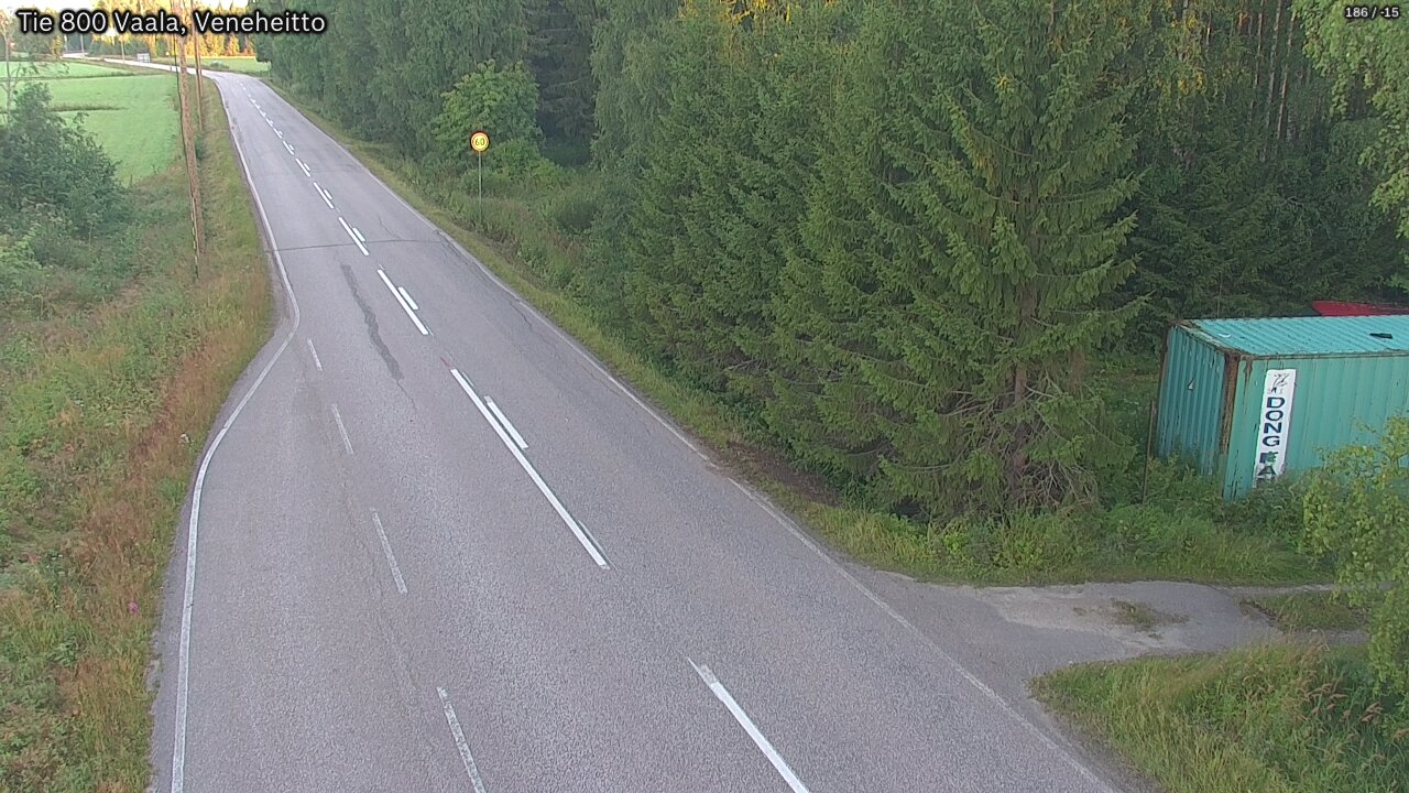 Kelikamerat Kuva Tie 800 Vaala, Veneheitto, Vaala, Pohjois-Pohjanmaa