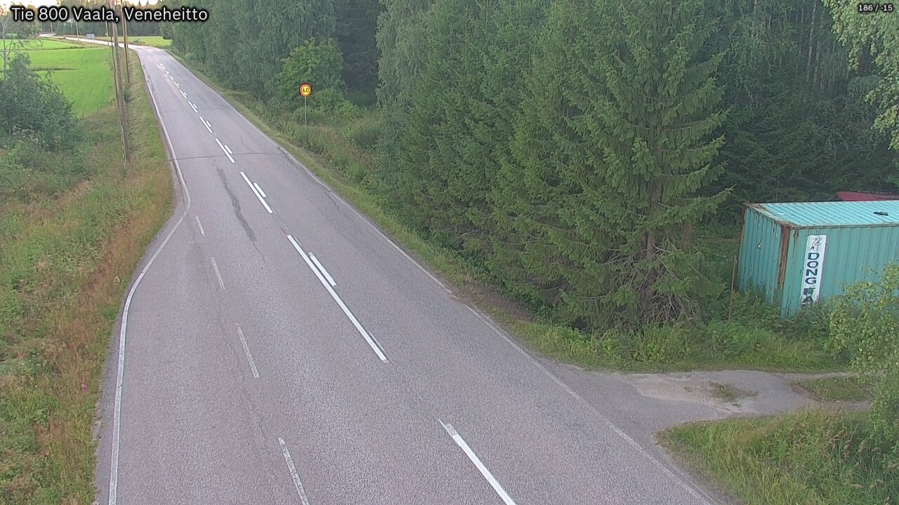 Kelikamerat Kuva Tie 800 Vaala, Veneheitto, Vaala, Pohjois-Pohjanmaa