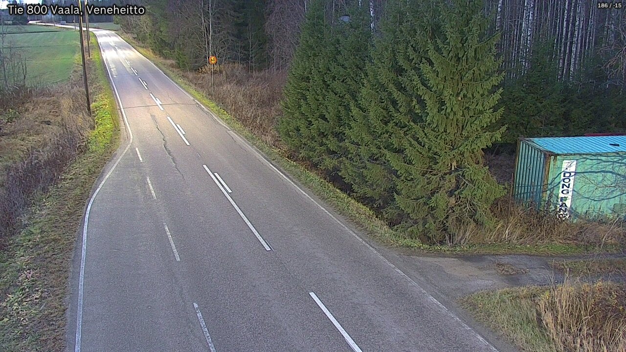 Kelikamerat Kuva Tie 800 Vaala, Veneheitto, Vaala, Pohjois-Pohjanmaa