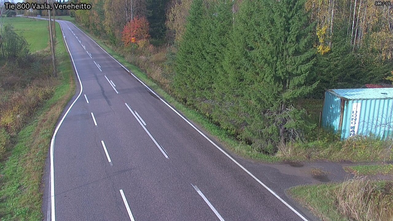Kelikamerat Kuva Tie 800 Vaala, Veneheitto, Vaala, Pohjois-Pohjanmaa