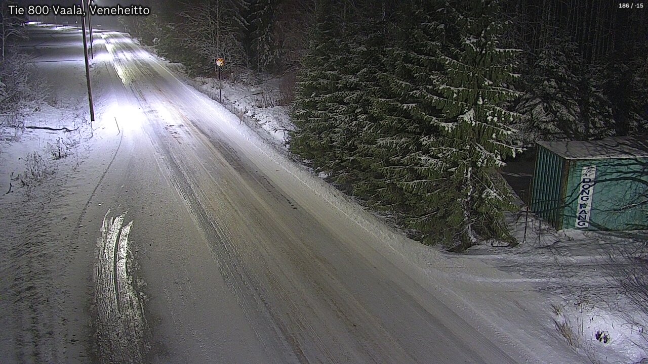 Kelikamerat Kuva Tie 800 Vaala, Veneheitto, Vaala, Pohjois-Pohjanmaa