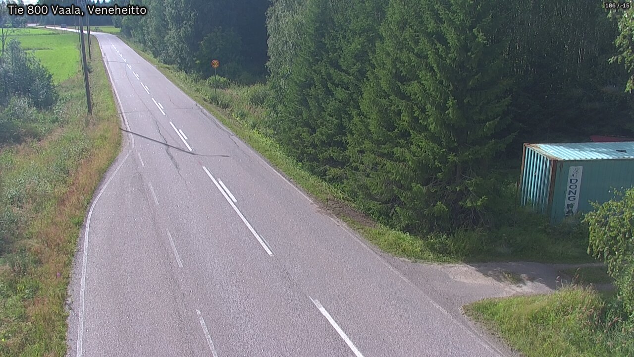 Kelikamerat Kuva Tie 800 Vaala, Veneheitto, Vaala, Pohjois-Pohjanmaa