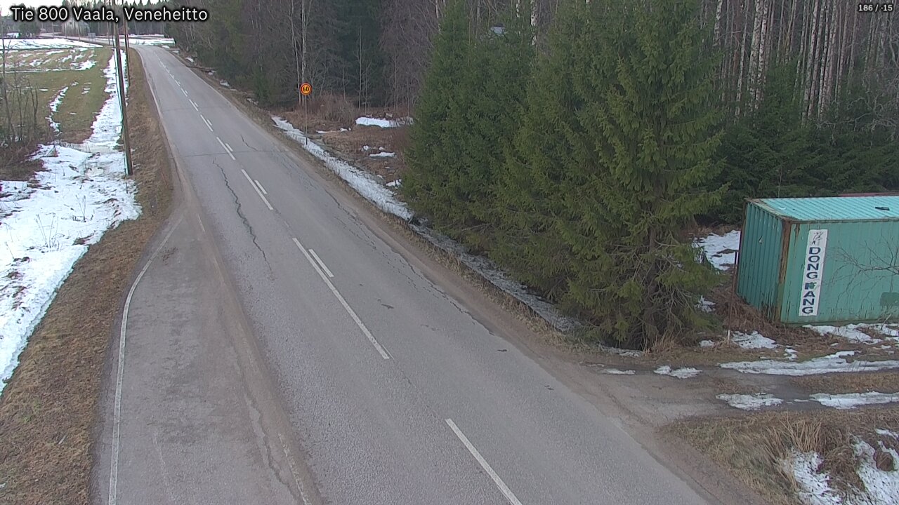 Kelikamerat Kuva Tie 800 Vaala, Veneheitto, Vaala, Pohjois-Pohjanmaa