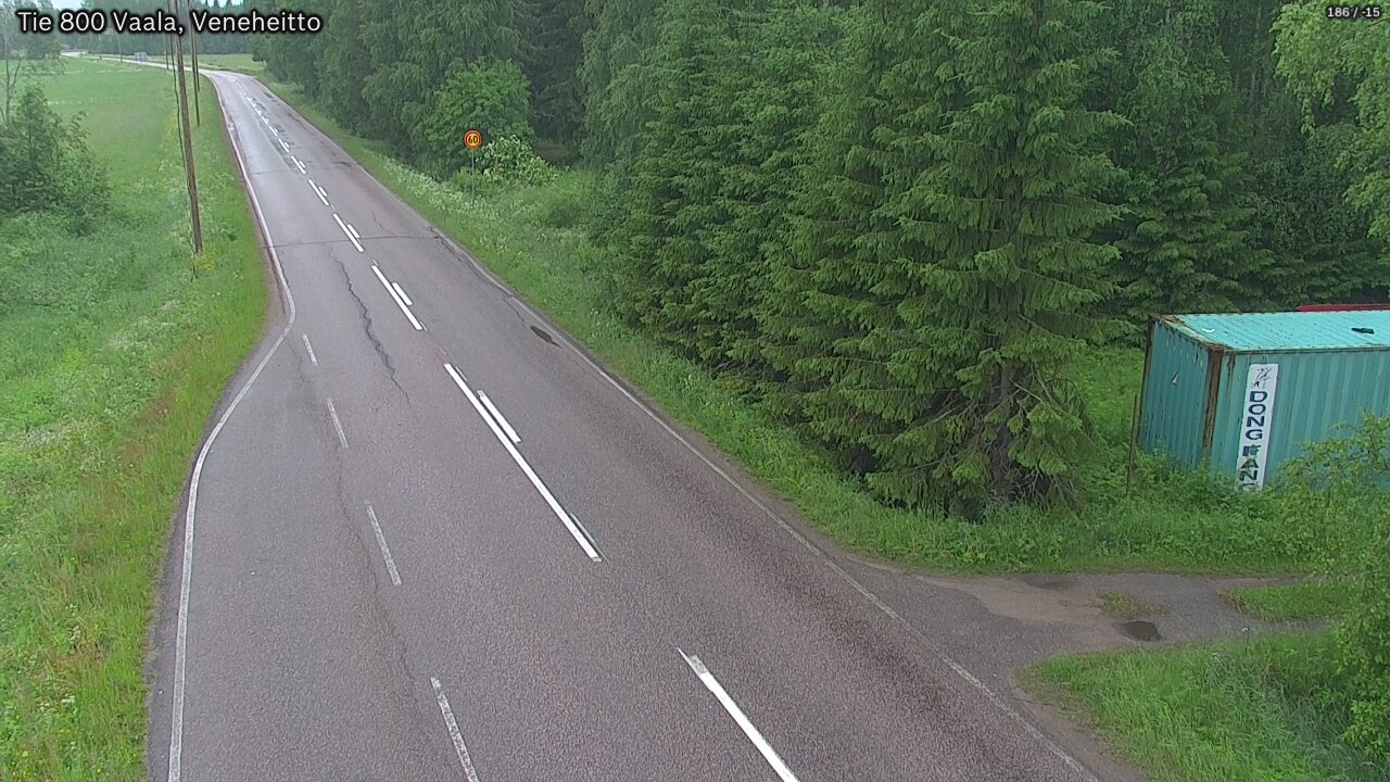 Kelikamerat Kuva Tie 800 Vaala, Veneheitto, Vaala, Pohjois-Pohjanmaa