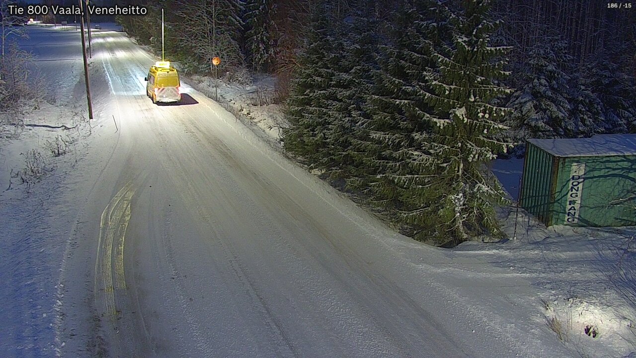 Kelikamerat Kuva Tie 800 Vaala, Veneheitto, Vaala, Pohjois-Pohjanmaa