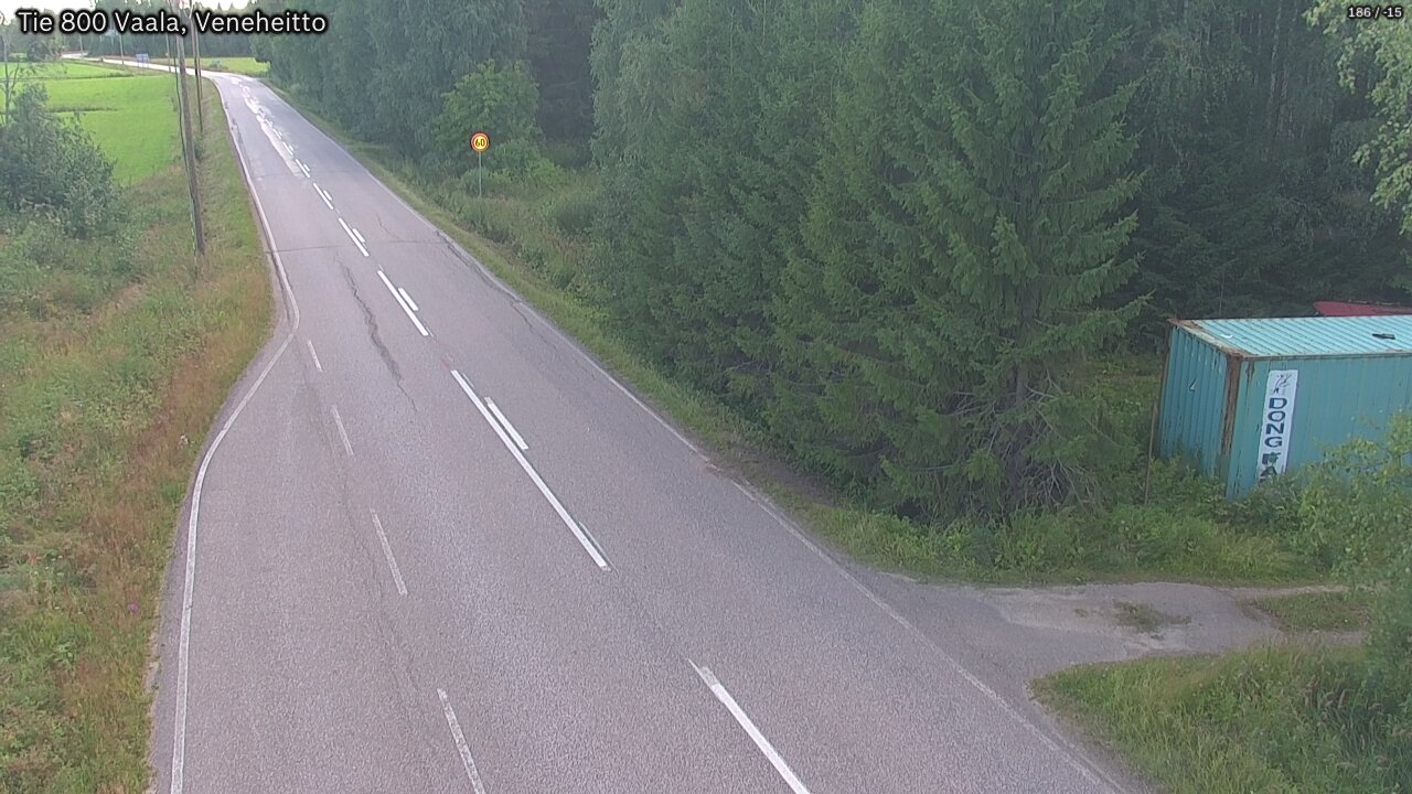 Kelikamerat Kuva Tie 800 Vaala, Veneheitto, Vaala, Pohjois-Pohjanmaa