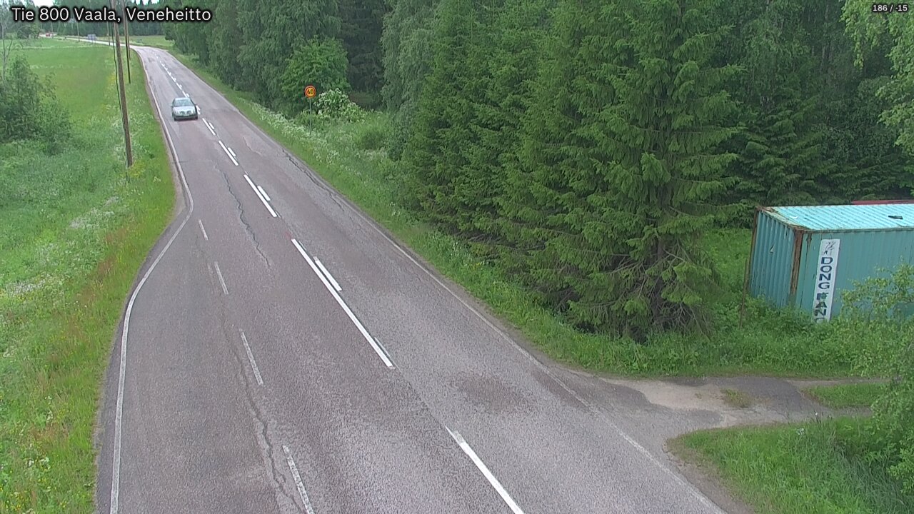 Kelikamerat Kuva Tie 800 Vaala, Veneheitto, Vaala, Pohjois-Pohjanmaa