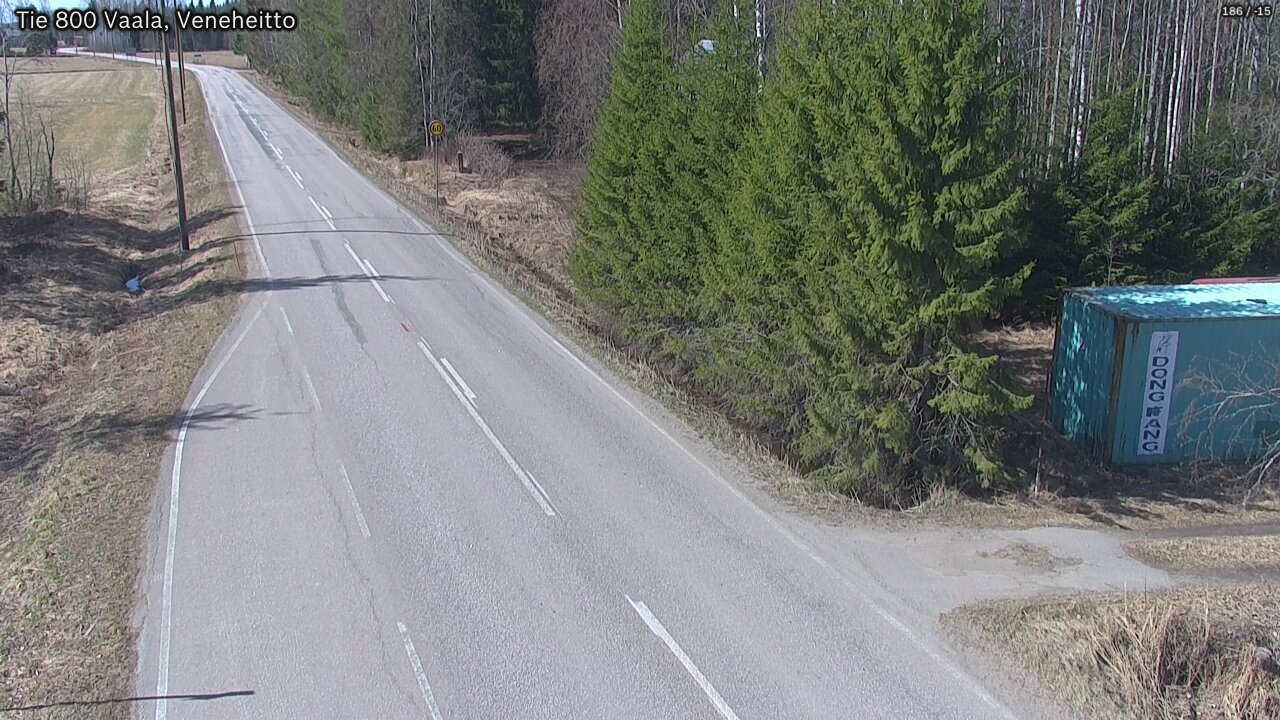 Kelikamerat Kuva Tie 800 Vaala, Veneheitto, Vaala, Pohjois-Pohjanmaa