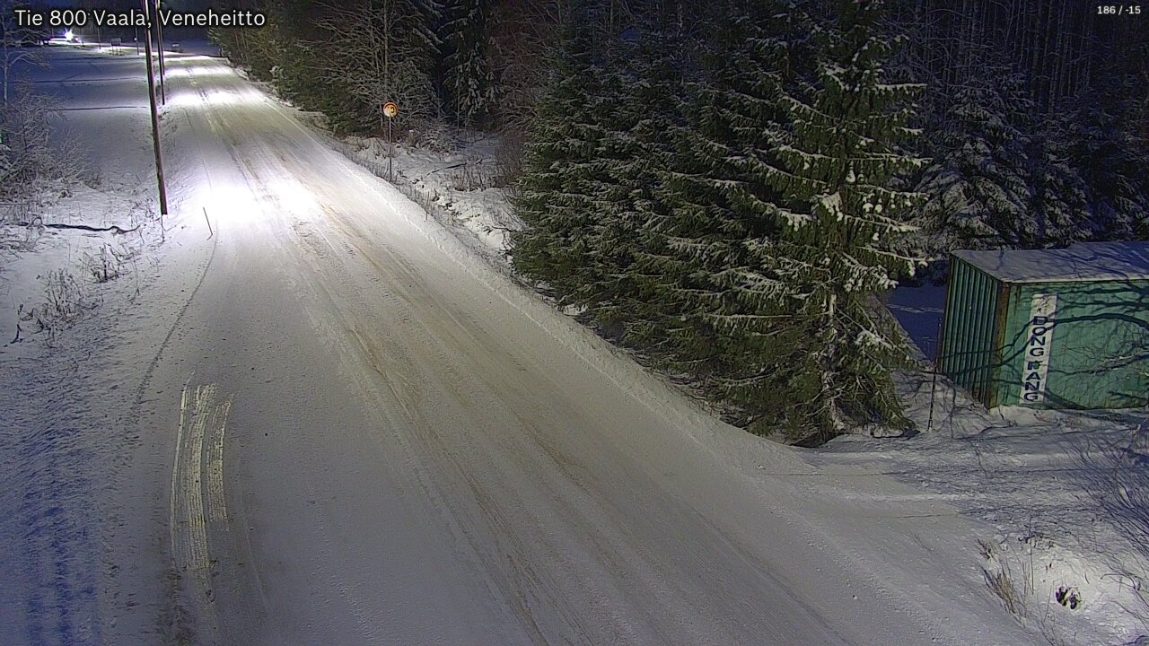 Kelikamerat Kuva Tie 800 Vaala, Veneheitto, Vaala, Pohjois-Pohjanmaa