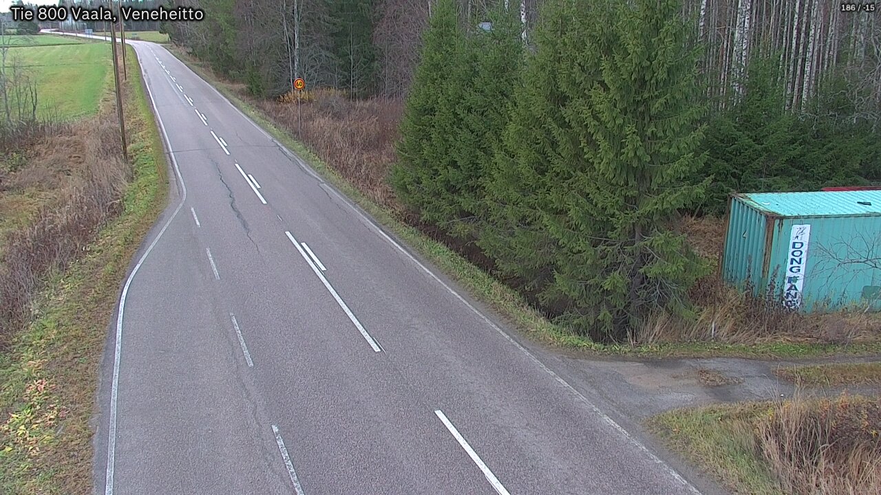 Kelikamerat Kuva Tie 800 Vaala, Veneheitto, Vaala, Pohjois-Pohjanmaa