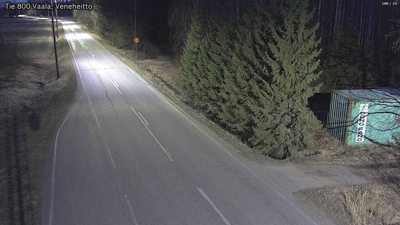 Kelikamerat Kuva Tie 800 Vaala, Veneheitto, Vaala, Pohjois-Pohjanmaa