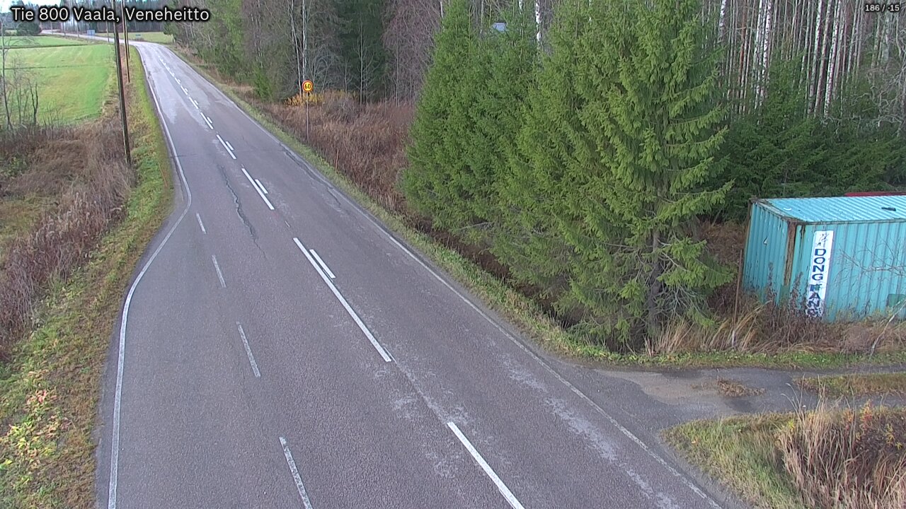 Kelikamerat Kuva Tie 800 Vaala, Veneheitto, Vaala, Pohjois-Pohjanmaa