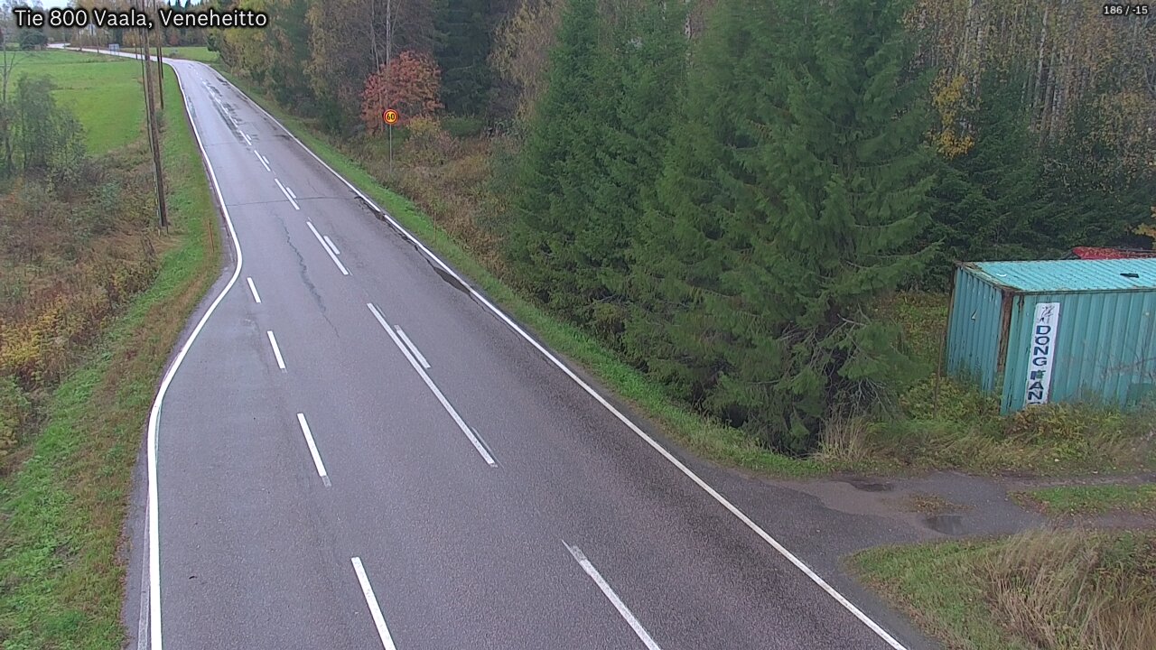 Weather Camera Image Road 800 Vaala, Veneheitto, Vaala, Pohjois-Pohjanmaa