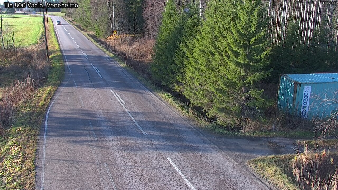 Kelikamerat Kuva Tie 800 Vaala, Veneheitto, Vaala, Pohjois-Pohjanmaa