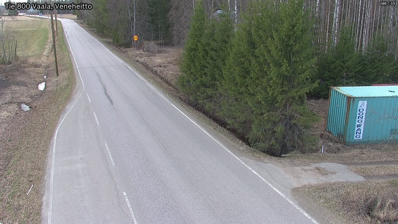 Kelikamerat Kuva Tie 800 Vaala, Veneheitto, Vaala, Pohjois-Pohjanmaa