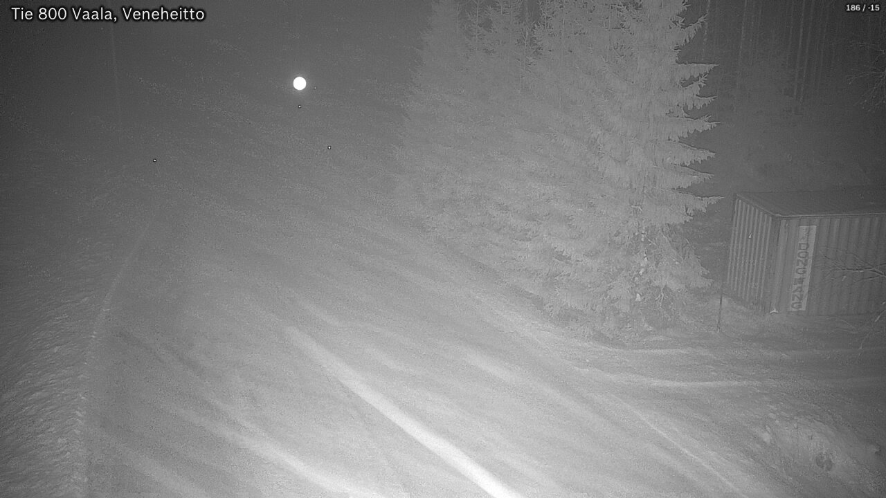 Weather Camera Image Väg 800 Vaala, Veneheitto, Vaala, Pohjois-Pohjanmaa