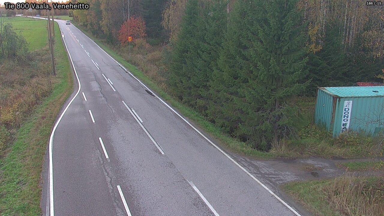 Kelikamerat Kuva Tie 800 Vaala, Veneheitto, Vaala, Pohjois-Pohjanmaa