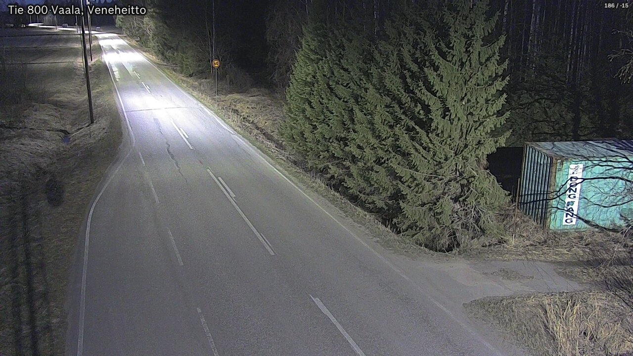 Kelikamerat Kuva Tie 800 Vaala, Veneheitto, Vaala, Pohjois-Pohjanmaa