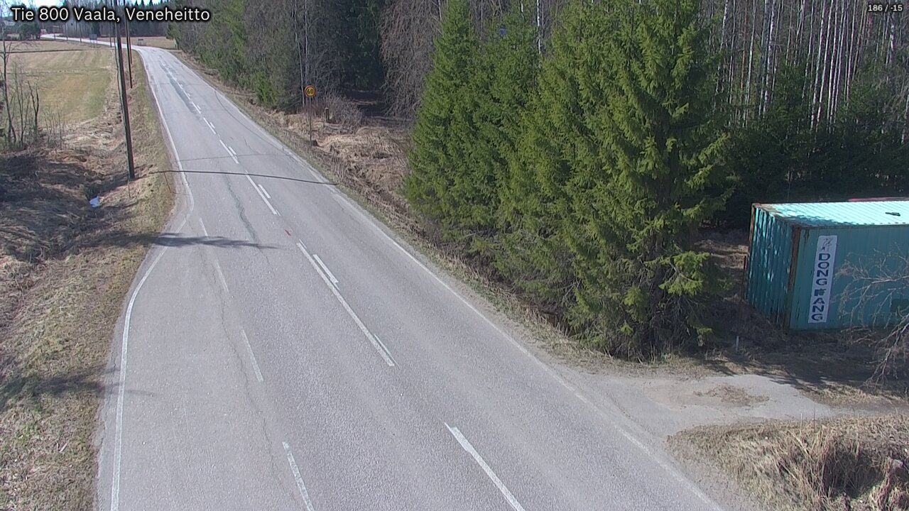 Kelikamerat Kuva Tie 800 Vaala, Veneheitto, Vaala, Pohjois-Pohjanmaa