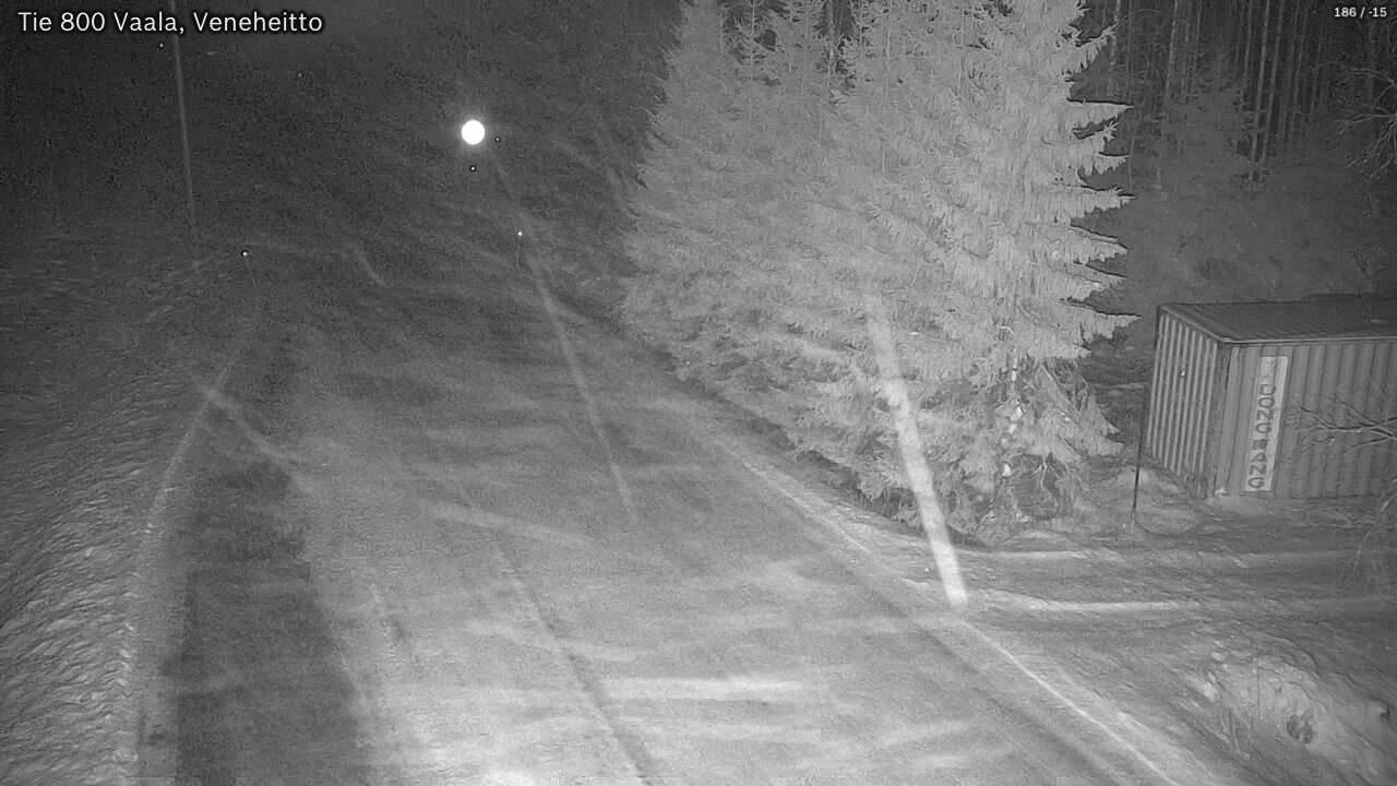 Weather Camera Image Väg 800 Vaala, Veneheitto, Vaala, Pohjois-Pohjanmaa