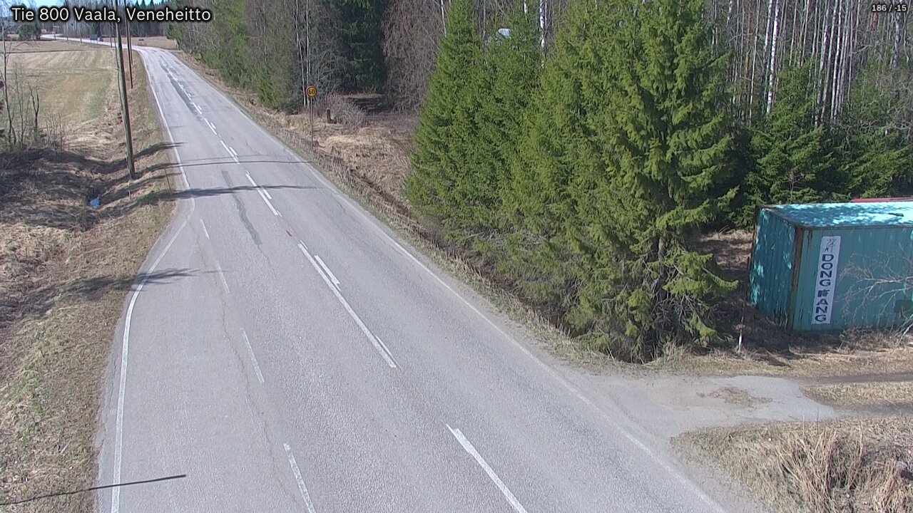 Kelikamerat Kuva Tie 800 Vaala, Veneheitto, Vaala, Pohjois-Pohjanmaa