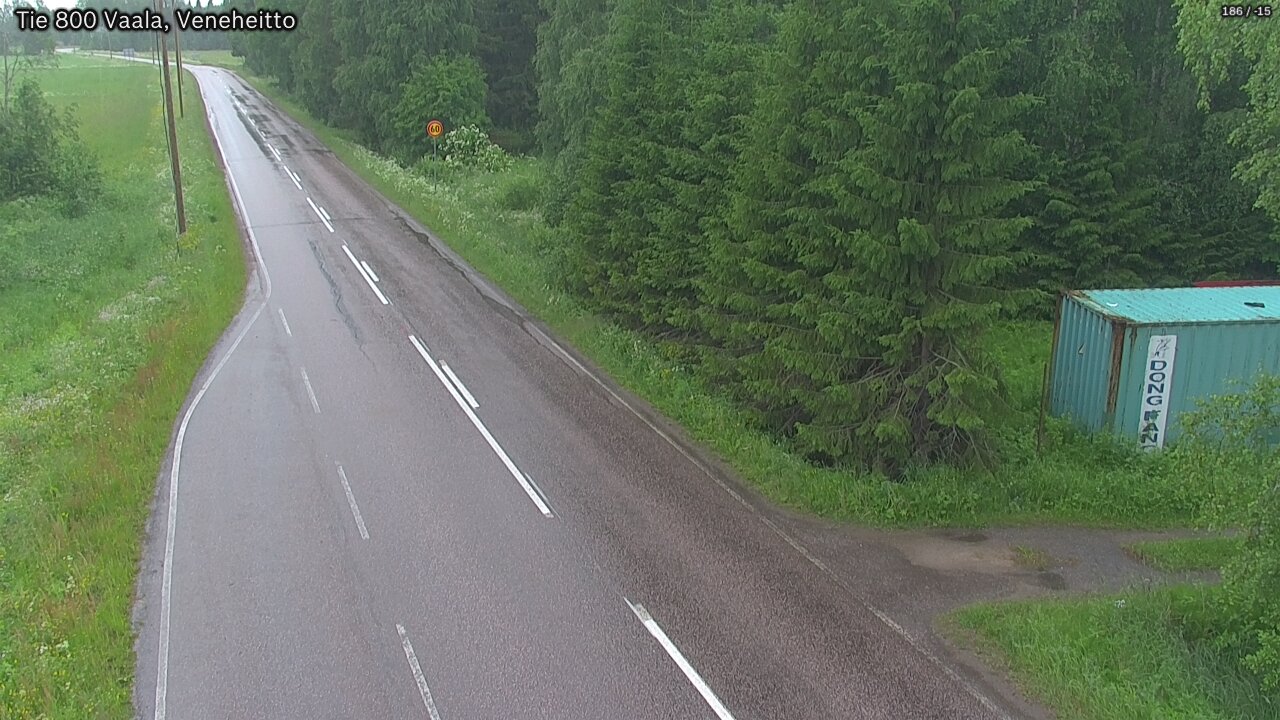 Kelikamerat Kuva Tie 800 Vaala, Veneheitto, Vaala, Pohjois-Pohjanmaa