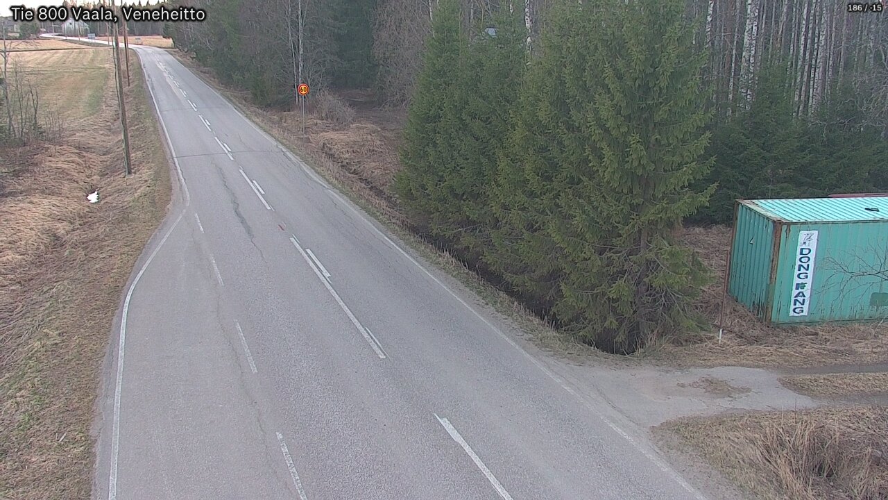 Kelikamerat Kuva Tie 800 Vaala, Veneheitto, Vaala, Pohjois-Pohjanmaa