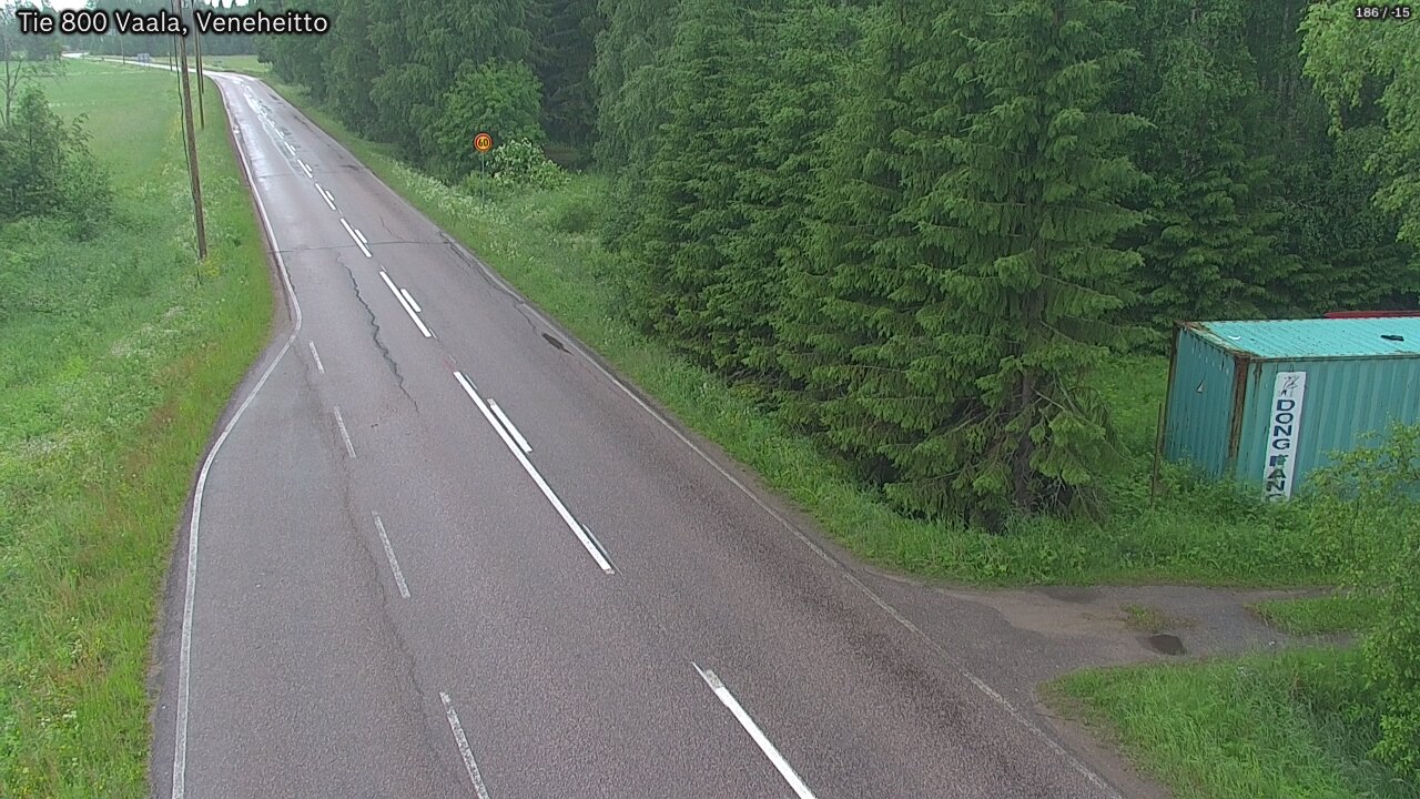 Kelikamerat Kuva Tie 800 Vaala, Veneheitto, Vaala, Pohjois-Pohjanmaa
