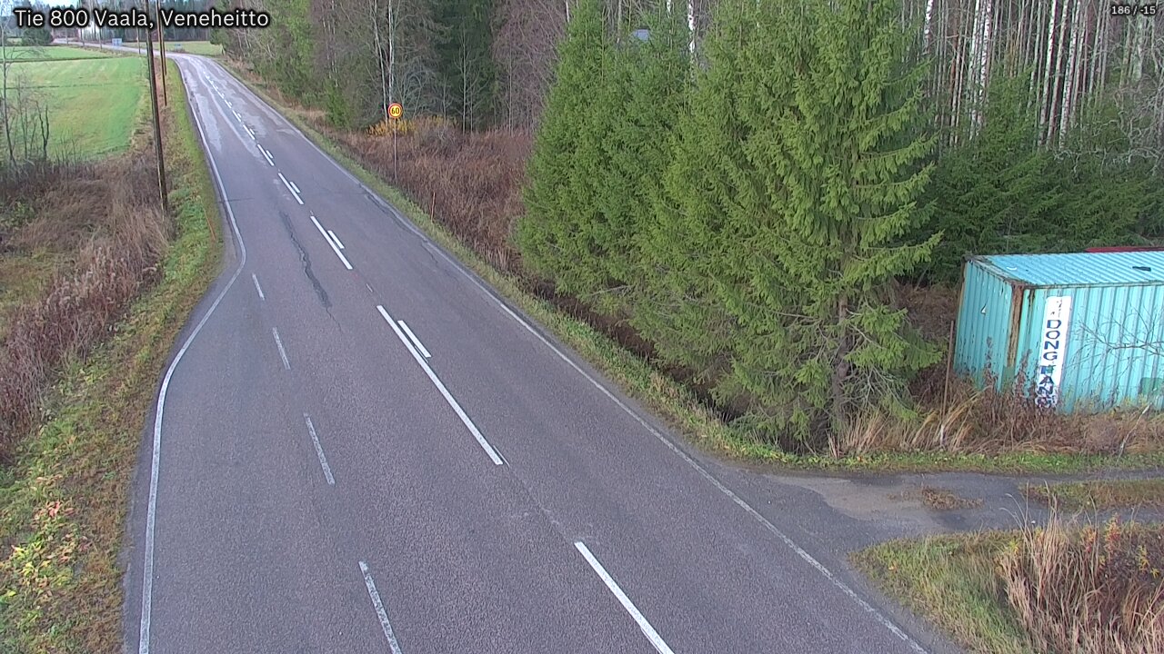 Kelikamerat Kuva Tie 800 Vaala, Veneheitto, Vaala, Pohjois-Pohjanmaa