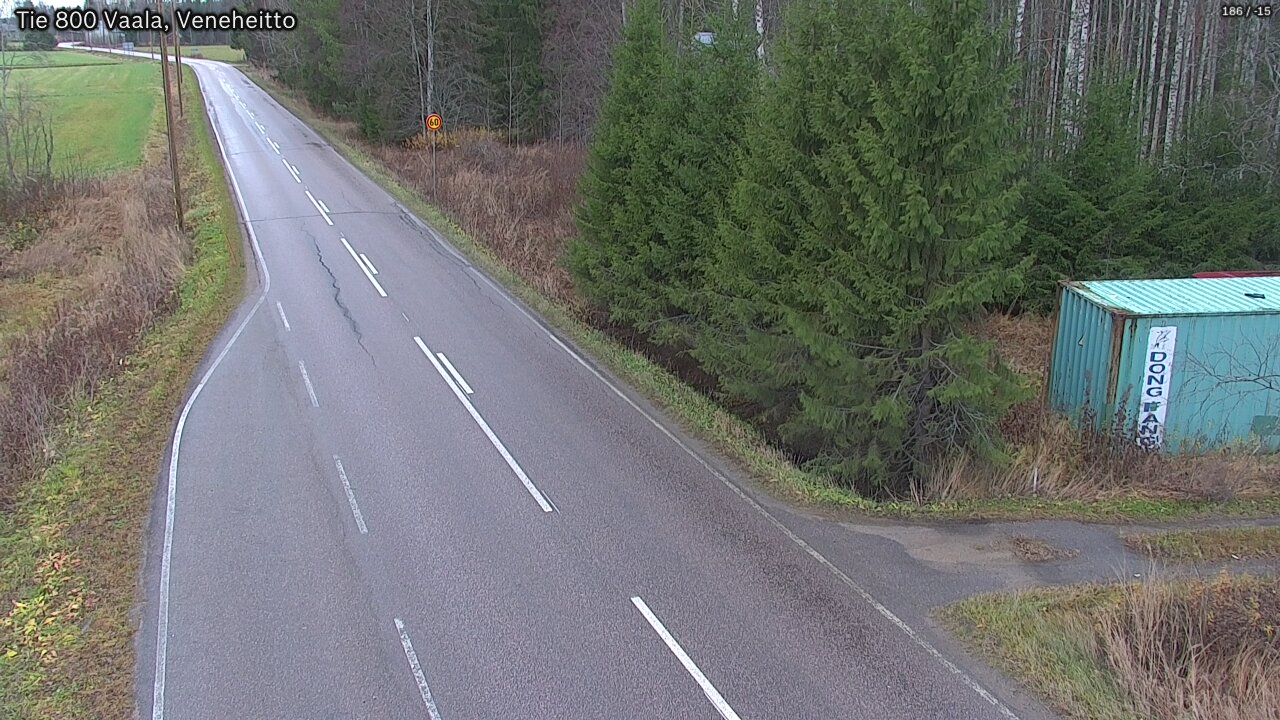 Kelikamerat Kuva Tie 800 Vaala, Veneheitto, Vaala, Pohjois-Pohjanmaa