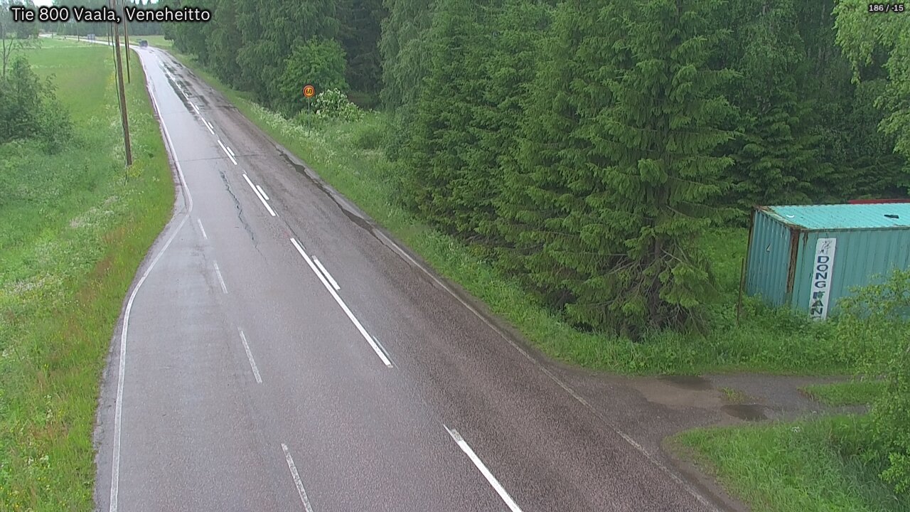 Kelikamerat Kuva Tie 800 Vaala, Veneheitto, Vaala, Pohjois-Pohjanmaa