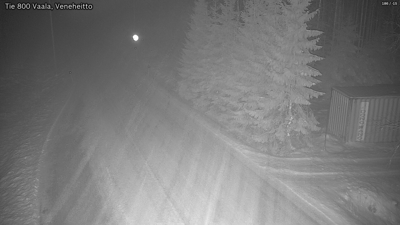 Weather Camera Image Väg 800 Vaala, Veneheitto, Vaala, Pohjois-Pohjanmaa