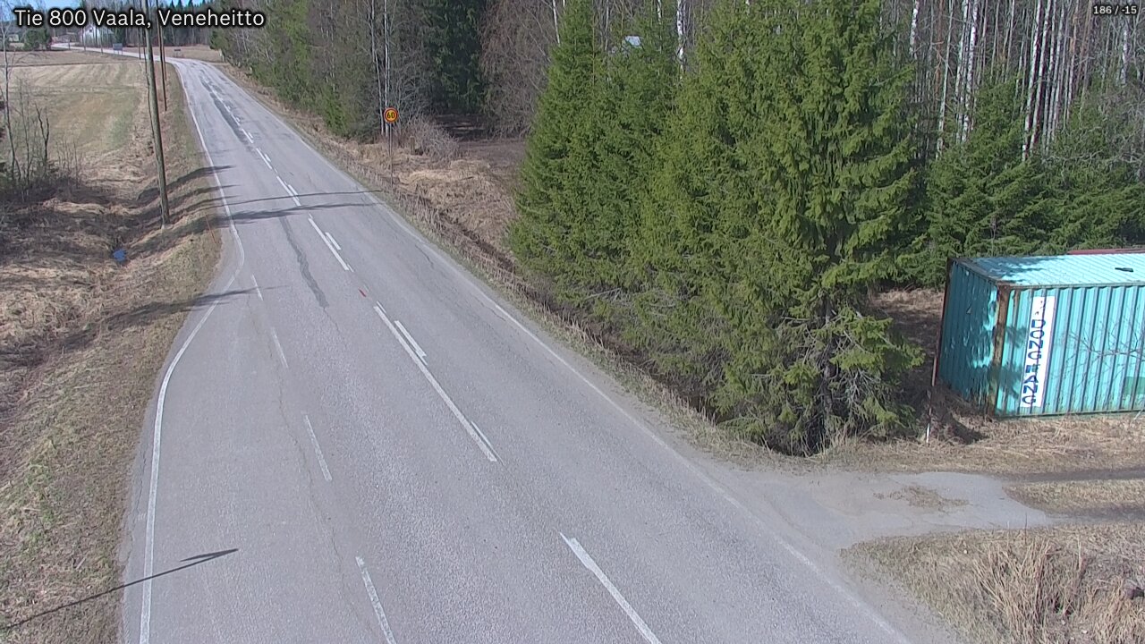 Kelikamerat Kuva Tie 800 Vaala, Veneheitto, Vaala, Pohjois-Pohjanmaa