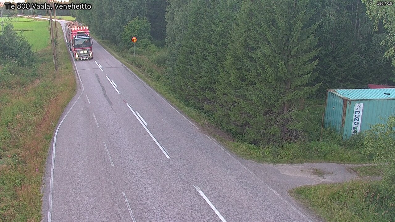 Kelikamerat Kuva Tie 800 Vaala, Veneheitto, Vaala, Pohjois-Pohjanmaa