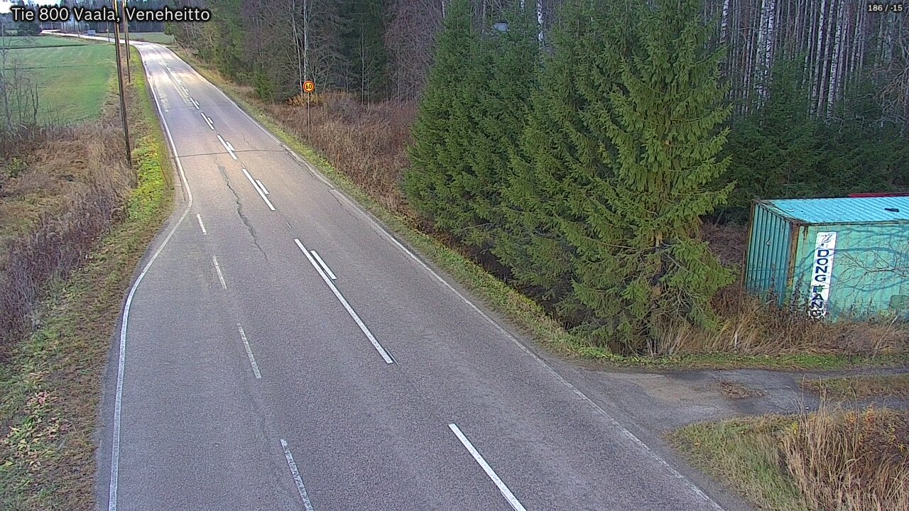 Kelikamerat Kuva Tie 800 Vaala, Veneheitto, Vaala, Pohjois-Pohjanmaa