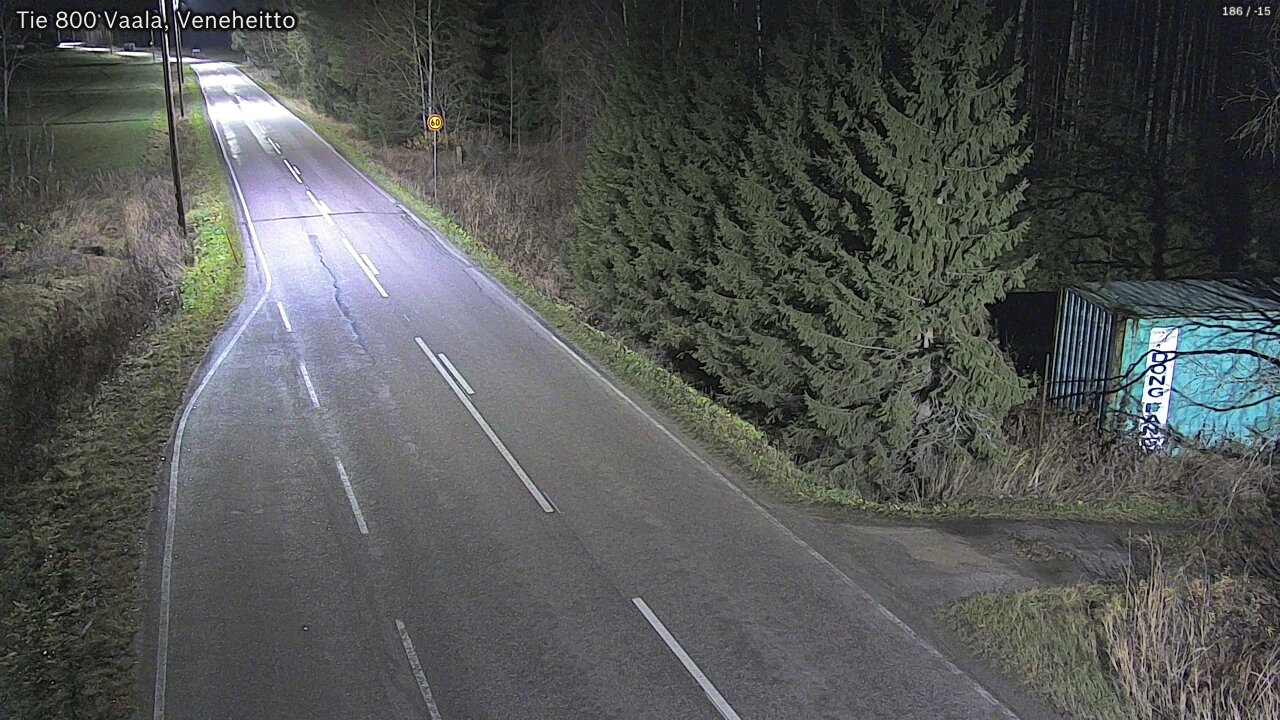 Kelikamerat Kuva Tie 800 Vaala, Veneheitto, Vaala, Pohjois-Pohjanmaa