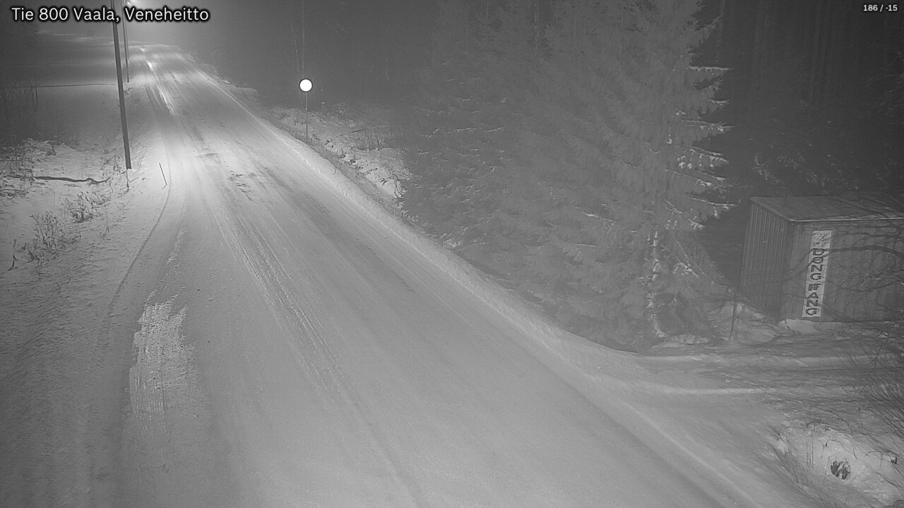 Weather Camera Image Väg 800 Vaala, Veneheitto, Vaala, Pohjois-Pohjanmaa