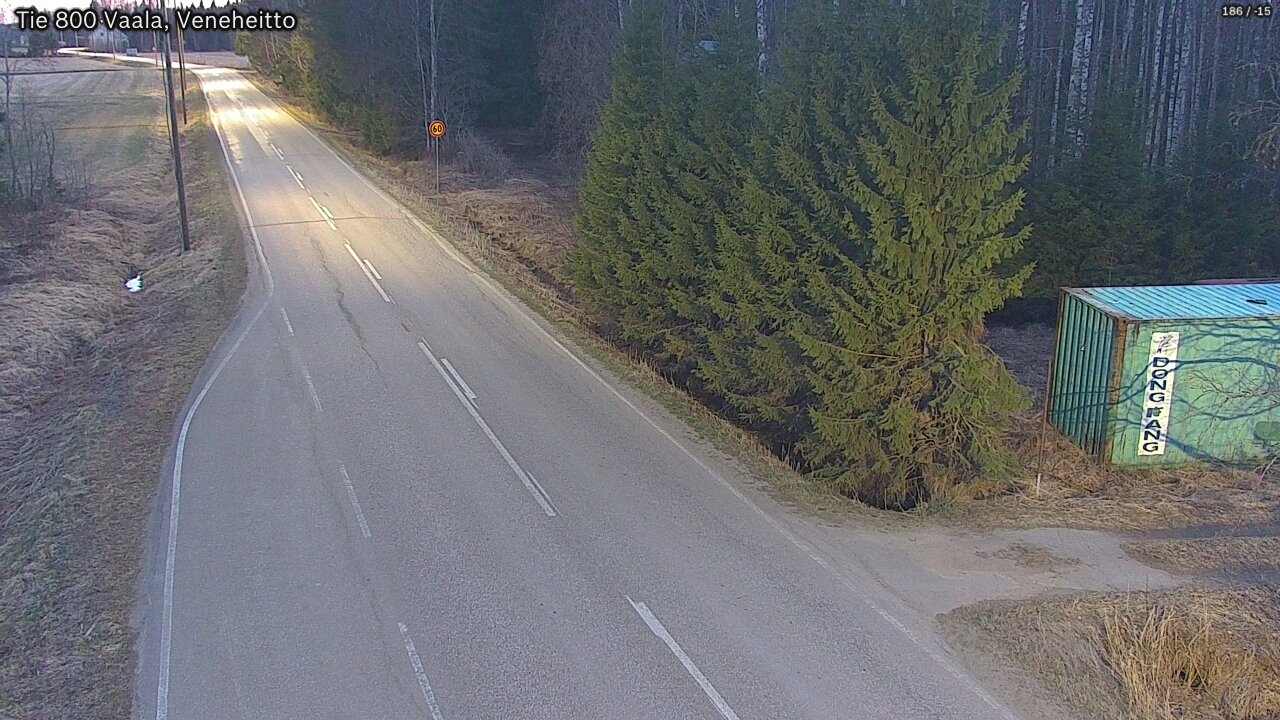 Kelikamerat Kuva Tie 800 Vaala, Veneheitto, Vaala, Pohjois-Pohjanmaa