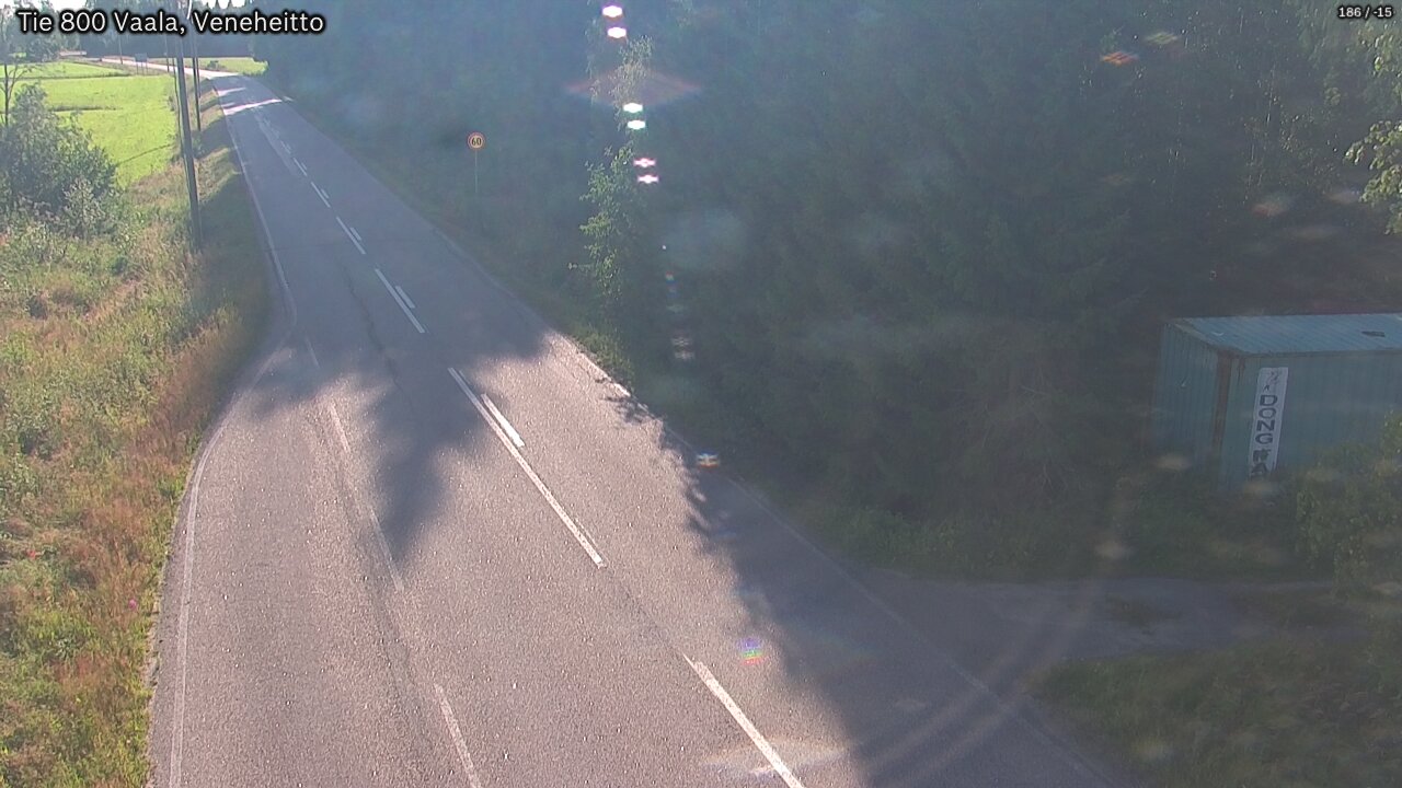 Kelikamerat Kuva Tie 800 Vaala, Veneheitto, Vaala, Pohjois-Pohjanmaa