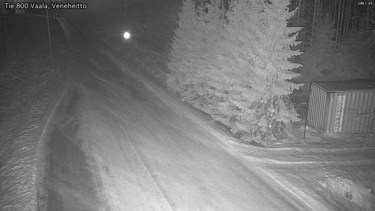 Weather Camera Image Väg 800 Vaala, Veneheitto, Vaala, Pohjois-Pohjanmaa