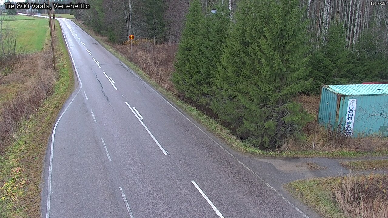 Kelikamerat Kuva Tie 800 Vaala, Veneheitto, Vaala, Pohjois-Pohjanmaa