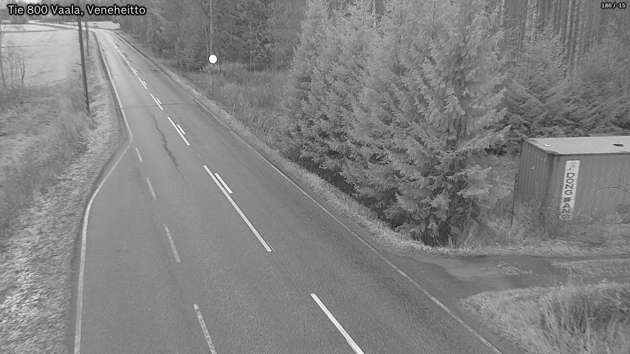 Kelikamerat Kuva Tie 800 Vaala, Veneheitto, Vaala, Pohjois-Pohjanmaa