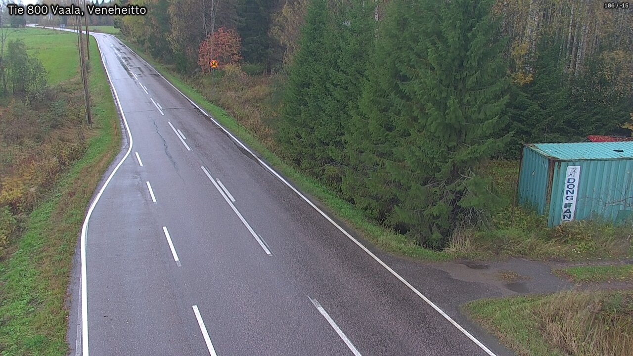 Weather Camera Image Road 800 Vaala, Veneheitto, Vaala, Pohjois-Pohjanmaa