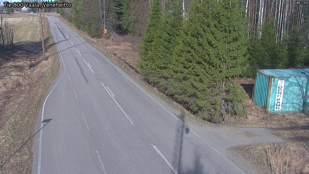 Kelikamerat Kuva Tie 800 Vaala, Veneheitto, Vaala, Pohjois-Pohjanmaa