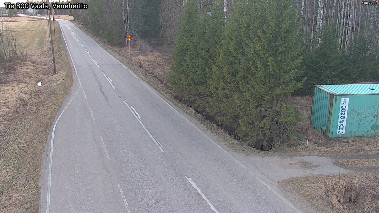Kelikamerat Kuva Tie 800 Vaala, Veneheitto, Vaala, Pohjois-Pohjanmaa