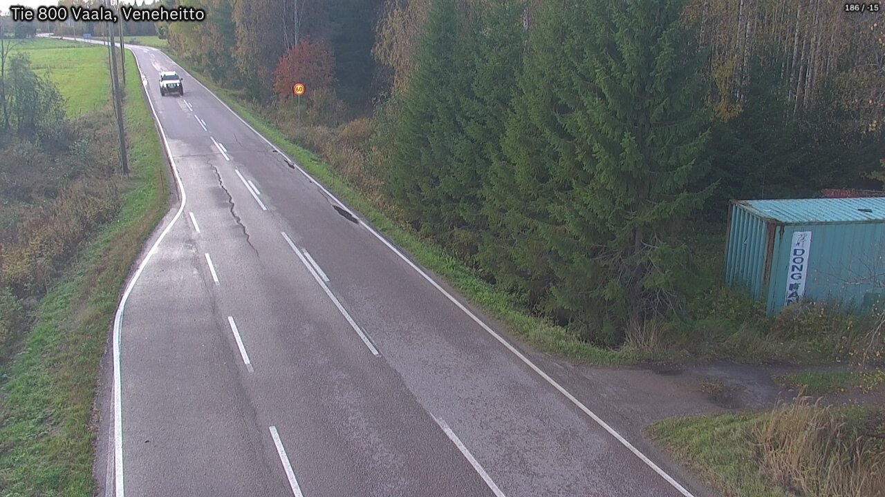 Kelikamerat Kuva Tie 800 Vaala, Veneheitto, Vaala, Pohjois-Pohjanmaa
