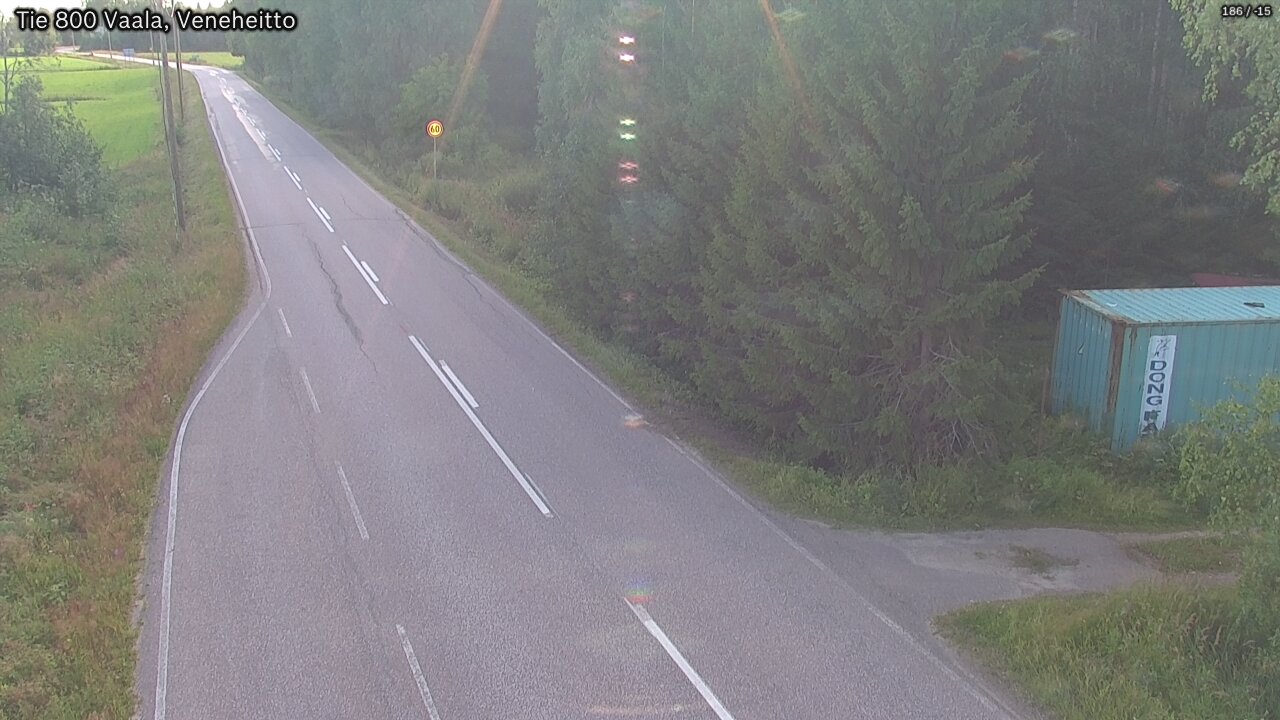 Kelikamerat Kuva Tie 800 Vaala, Veneheitto, Vaala, Pohjois-Pohjanmaa