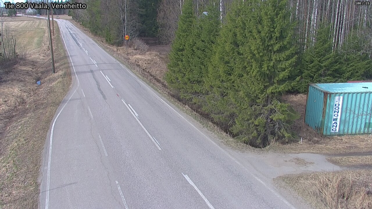 Kelikamerat Kuva Tie 800 Vaala, Veneheitto, Vaala, Pohjois-Pohjanmaa