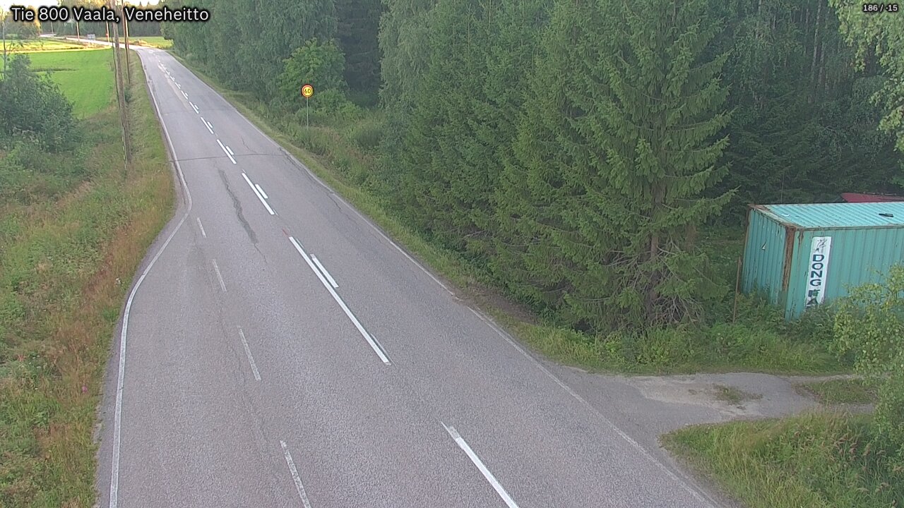 Kelikamerat Kuva Tie 800 Vaala, Veneheitto, Vaala, Pohjois-Pohjanmaa