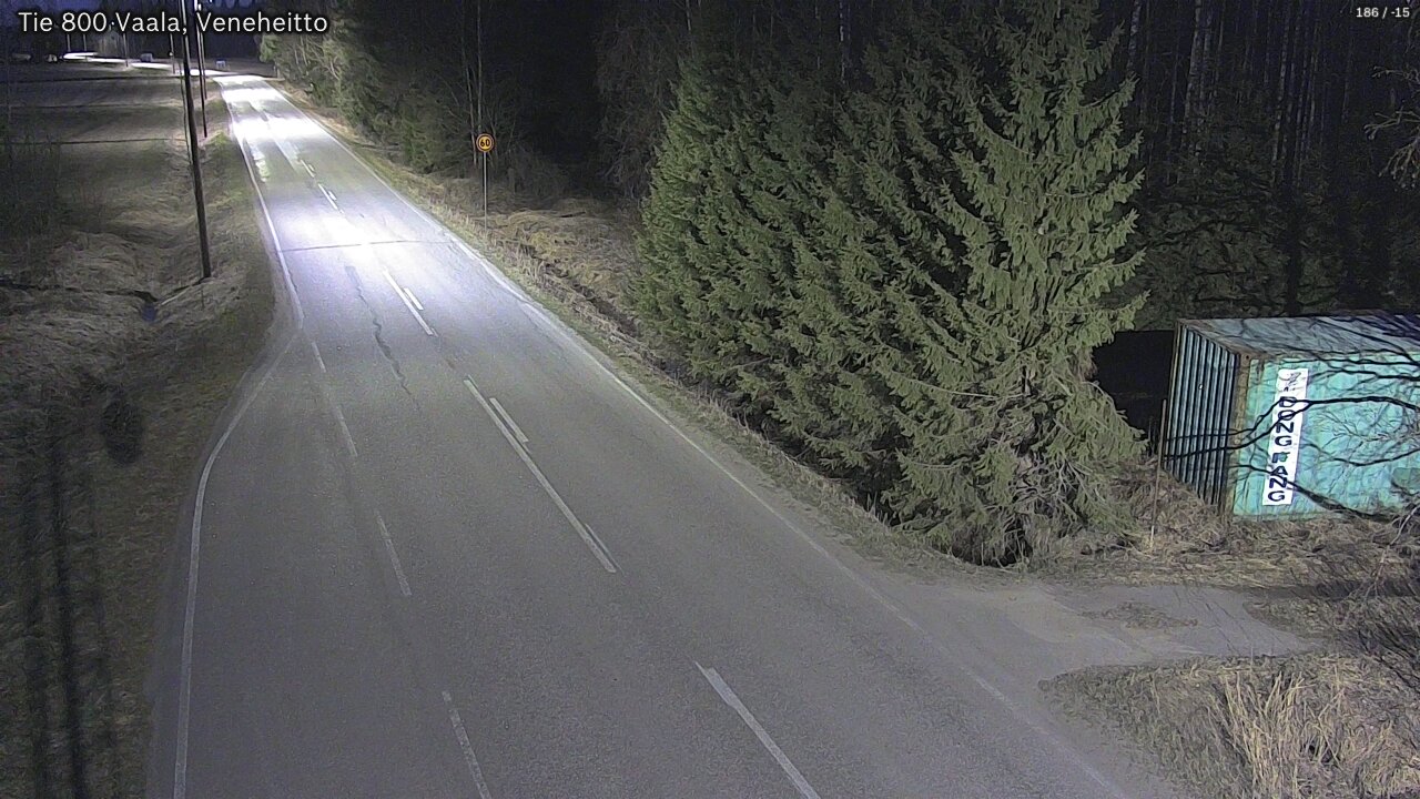 Kelikamerat Kuva Tie 800 Vaala, Veneheitto, Vaala, Pohjois-Pohjanmaa